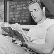 Marlon Brando reading.