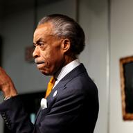 Rev. Al Sharpton speaking at his National Action Network headquarters in East Harlem about reports that he was an FBI informant in the 1980s.