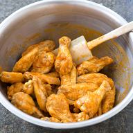 Best Baked Chicken Wings-Buffalo Sauce, from America's Test Kitchen's New Family Cookbook