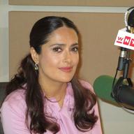 Salma Hayek at WNYC