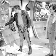 Andrei Tarkovsky and Donatas Banionis in Solyaris (1972)