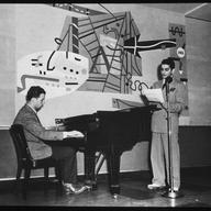 Stuart Davis' mural for WNYC Studio B. 1939.