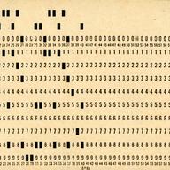 Computer punchcard
