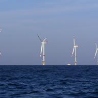 Final phase in the construction of windmills on the Belgian part of the North Sea.