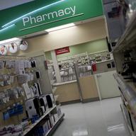 pharmacy sign within store