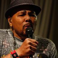 Aaron Neville sings in the Soundcheck studio.