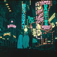 The view down Broadway, in Ralph Bakshi's 1981 film 'American Pop'