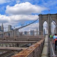 Brooklyn Bridge path