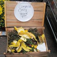 Letting food scraps decompose in landfills without the benefit of oxygen emits methane, a greenhouse gas. Composting does not.