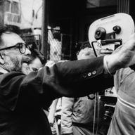 Director Francis Ford Coppola on the set of “Godfather III”