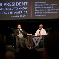 Kevin Young, poet and director of the Schomburg Center for Research in Black Culture, in conversation with Bayete Ross Smith, photographer and multimedia/video artist.