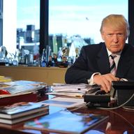 Donald Trump is seen in his office in Trump Tower in Manhattan. 6/7/2012