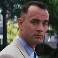 Forrest Gump quietly ponders how good the movie soundtrack was back in 1994.