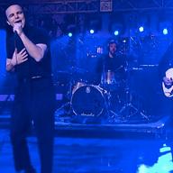 Future Islands performing on Late Show with David Letterman on March 3, 2014.