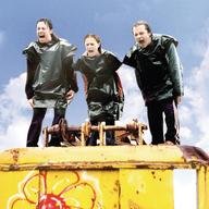 In a promotional poster for the film 'Garden State,' the cast demonstrates how to sing like Sam Beam