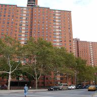 The Grant Houses in West Harlem was one of two public housing projects raided by the NYPD last week.