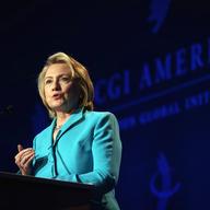 Former Secretary of State Hillary Clinton speaks to guests at the Clinton Global Initiative (CGI) on June 13, 2013 in Chicago, Illinois. The CGI was established in 2005 by former President Clinton.