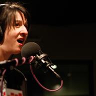 Hospitality's Amber Papini performs in the Soundcheck studio.