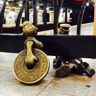 MTA, Otterness, subway, token, fare 