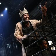 John Douglas Thompson and Chukwudi Iwuji  in 'Tamburlaine the Great'