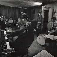 Thelonious Monk and the Tentet in rehearsal, 1959
