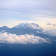 Mt. Kilamanjaro's glaciers have been disappearing, a result of climate change.