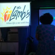 A congregant at The Lamb's Church on the Lower East Side sways to music in the first service since Donald Trump was elected.