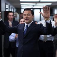 Leonardo DiCaprio in The Wolf of Wall Street