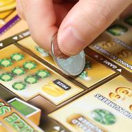 Scratching lottery tickets