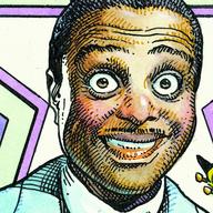 Louis Jordan, as depicted by William Stout in 'Legends of the Blues'