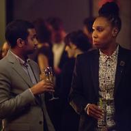 Lena Waithe, Aziz Ansari in the Netflix original series “Master of None”. 