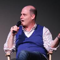 Director Matthew Weiner at Apple Store Soho on August 12, 2014 in New York City.