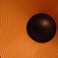 Close-up of a speaker