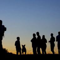 Nico Muhly and friends at sunset