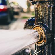 nyc fire hydrant in the summer