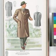 The Model No. 936 'Stylish Three Button Overcoat or Topcoat' from the Tailoring Arts Publishing Company, ca. 1930-1960