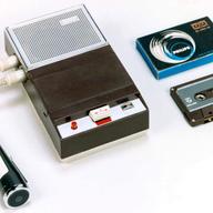 The first Compact Cassette recorder: Philips EL 3300. Source
