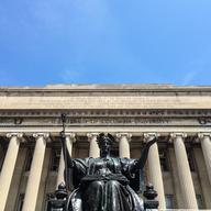 Columbia University campus library.