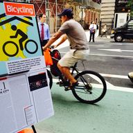 Bicycling, lafayette avenue bike lane