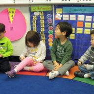 Pre-kindergarten students at P.S. 261 Philip Livingston in Brooklyn