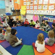 A pre-k class at P.S. 261 in Brooklyn