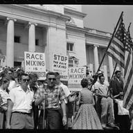 Anti-integration rally in Little Rock in I AM NOT YOUR NEGRO, a Magnolia Pictures release. Photo courtesy of Magnolia Pictures.