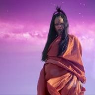 Rihanna in the video for 'Sledgehammer.'