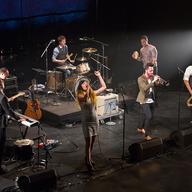San Fermin performs live for Soundcheck at Brooklyn's BAM Harvey Theater as part of RadioLoveFest.