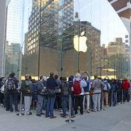 Many waited hours last October outside Apple stores for the new iPhone 6 to go on sale. 