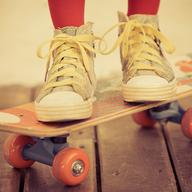 teenager teenage girl skateboarder