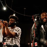 Young Fathers performs in the Soundcheck studio.