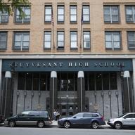 Stuyvesant High School is seen in this Wednesday, June 6, 2018 photo, in New York. A push to diversify New York City’s most elite public high schools is facing a backlash.
