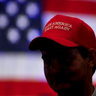 A supporter of President Donald Trump, on Nov. 6, 2018. 