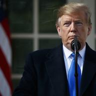 President Donald Trump speaks during an event in the Rose Garden at the White House to declare a national emergency in order to build a wall along the southern border, Friday, Feb. 15, 2019, in Washin